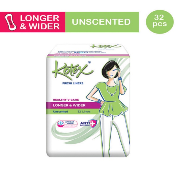 kotex-fresh-liner-longer-and-wider-anti-bacterial-isi-32-pcs