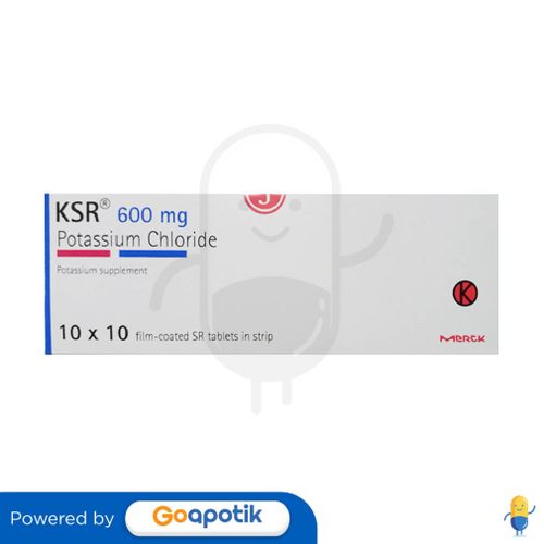 KSR 600 MG BOX 100 TABLET / DEFISIENSI KALIUM