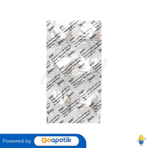 KSR 600 MG STRIP 10 TABLET / DEFISIENSI KALIUM