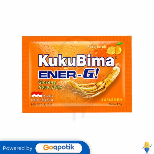 KUKUBIMA ENER-G JERUK 4.5 GRAM SACHET