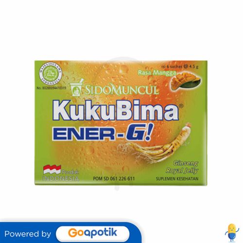 KUKUBIMA ENER-G MANGGA 4.5 GRAM BOX 6 SACHET