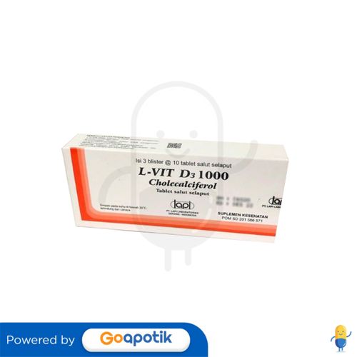 L-VIT D3 1000 BOX 30 KAPLET