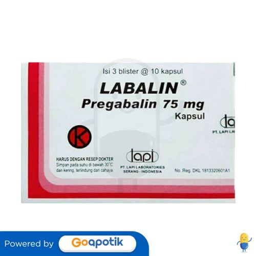 LABALIN 75 MG BOX 30 KAPSUL