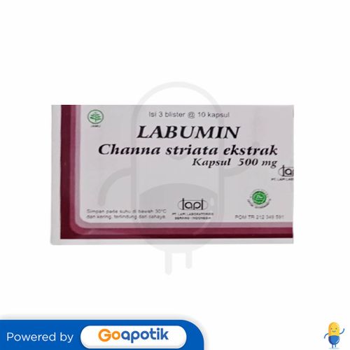 LABUMIN BOX ISI 30 KAPSUL - Kegunaan, Efek Samping, Dosis dan Aturan Pakai