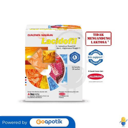 LACIDOFIL 1 GRAM SERBUK BOX 30 SACHET