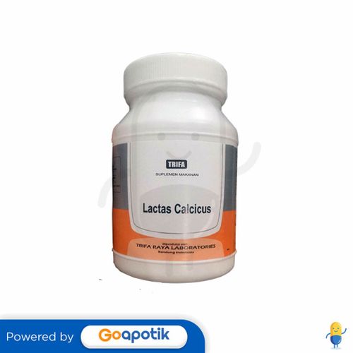 LACTAS CALCICUS TRIFA 500 MG BOTOL 250 TABLET