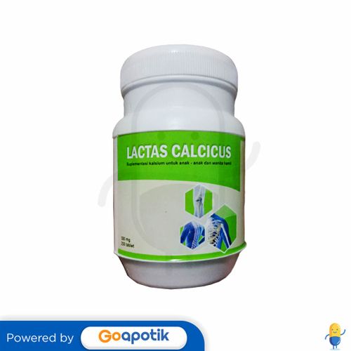 LACTAS CALCICUS MEGA ESA FARMA 500 MG BOTOL 250 TABLET