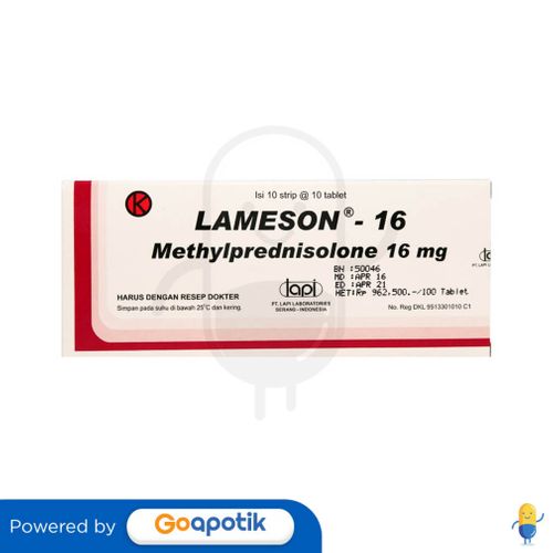 LAMESON 16 MG BOX 100 TABLET