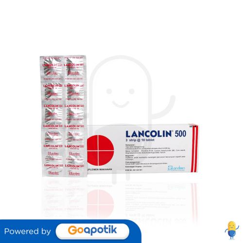 LANCOLIN 500 MG BOX 30 TABLET