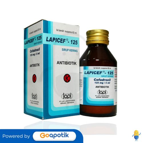 LAPICEF 125 MG/5 ML SIRUP 60 ML