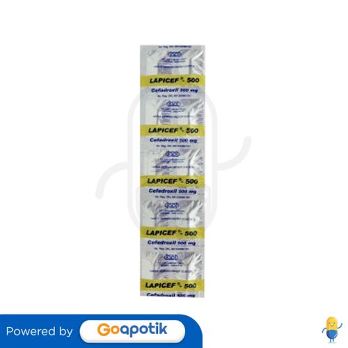 LAPICEF 500 MG STRIP 10 KAPSUL