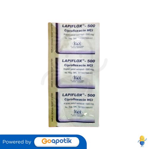 LAPIFLOX 500 MG STRIP 6 KAPLET