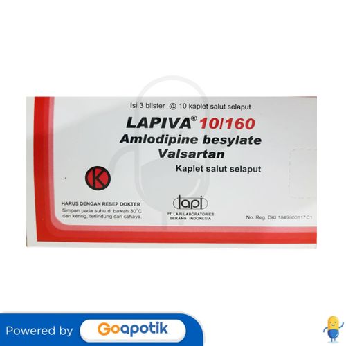 LAPIVA 10/160 MG BOX 30 TABLET