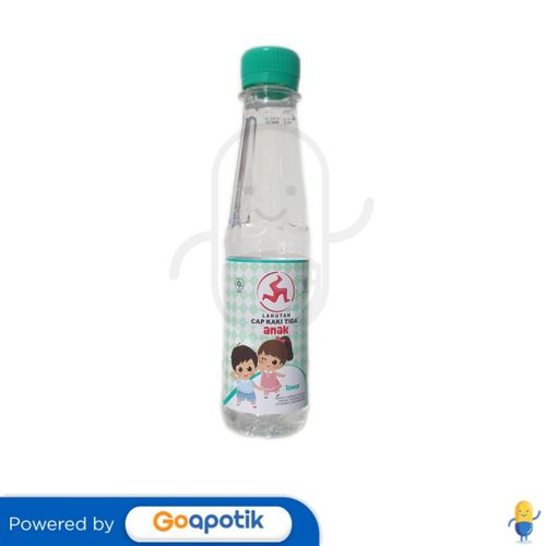 LARUTAN CAP KAKI TIGA ANAK TAWAR 200 ML BOTOL