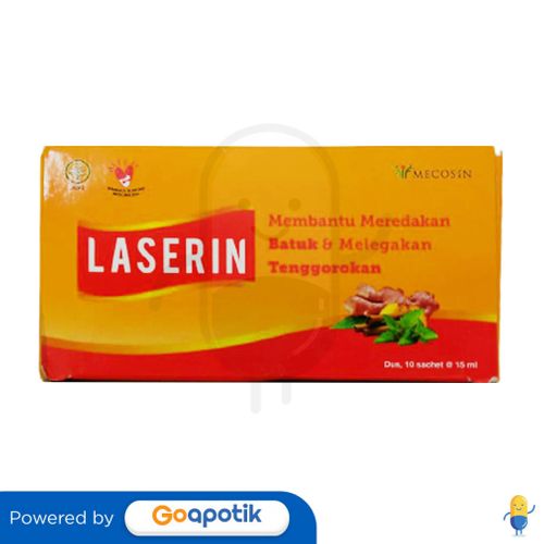 LASERIN SYRUP 15 ML BOX 10 SACHET