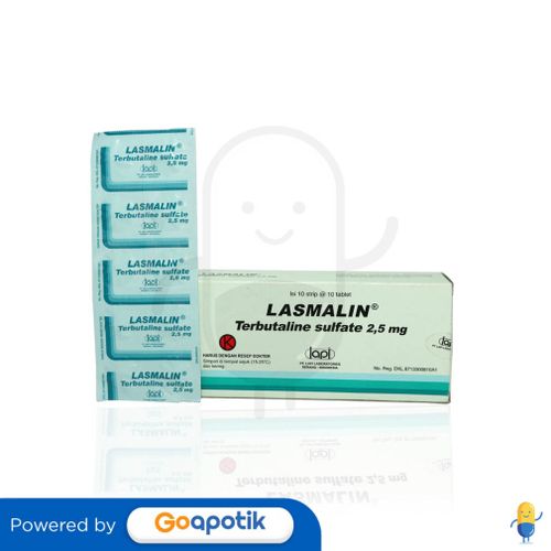 LASMALIN 2.5 MG BOX 100 TABLET