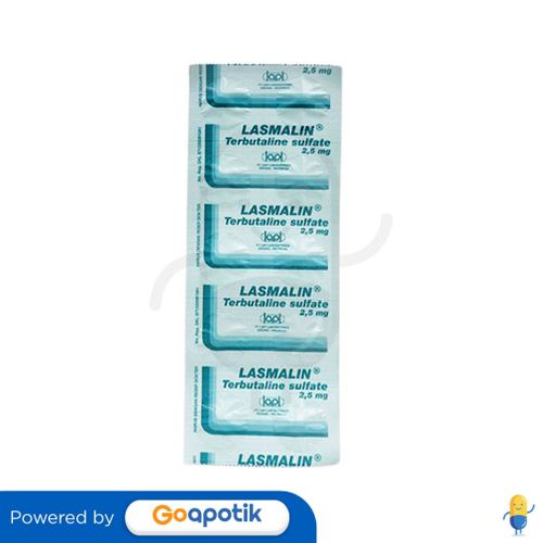 LASMALIN 2,5 MG TABLET