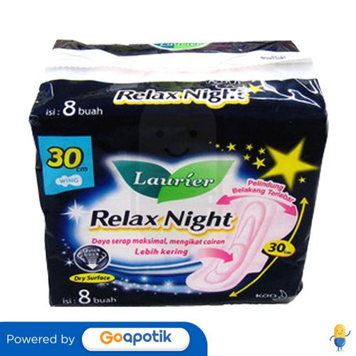 LAURIER RELAX NIGHT WING 30 CM ISI 8 PCS