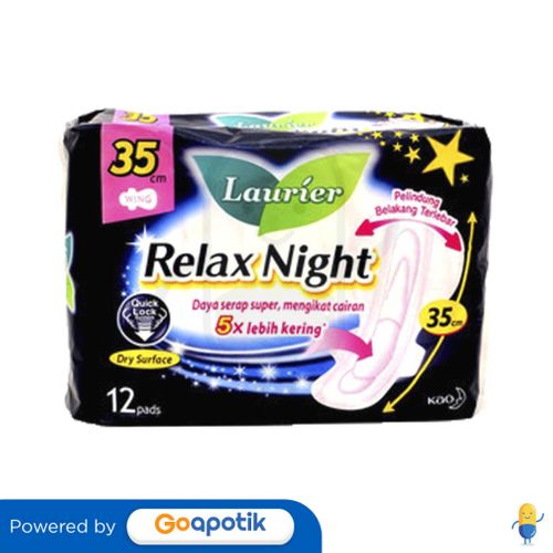 LAURIER RELAX NIGHT WING 35 CM ISI 12 PCS