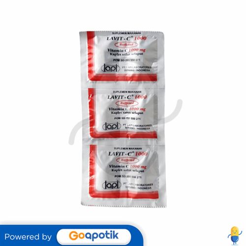 LAVIT-C 1000 MG STRIP 6 KAPLET