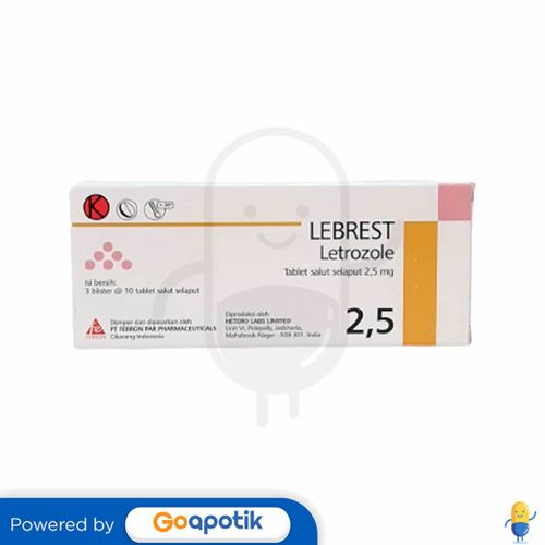 LEBREST 2.5 MG BOX 30 TABLET