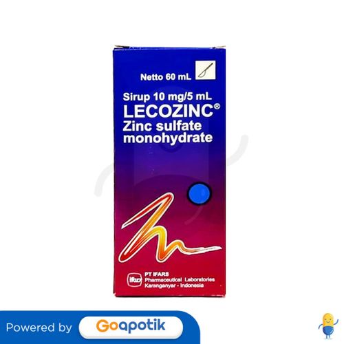 LECOZINC 10 MG/5 ML SYRUP 60 ML