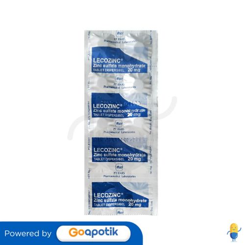 LECOZINC 20 MG TABLET