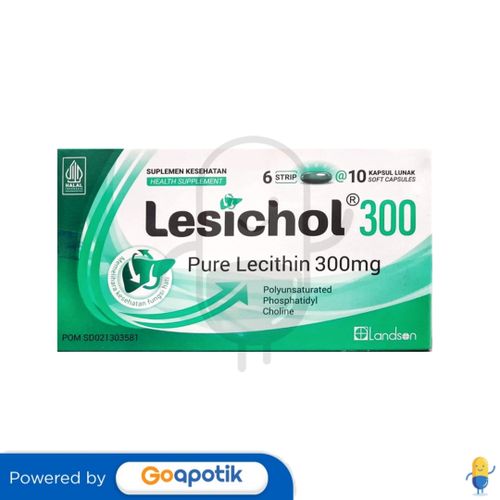 LESICHOL 300 MG BOX 60 KAPSUL