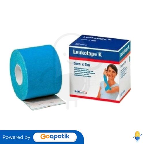 LEUKOTAPE K 5 CM X 5 M BIRU 1 ROLL