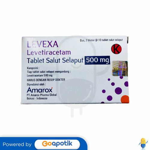 LEVEXA 500 MG BOX 20 TABLET