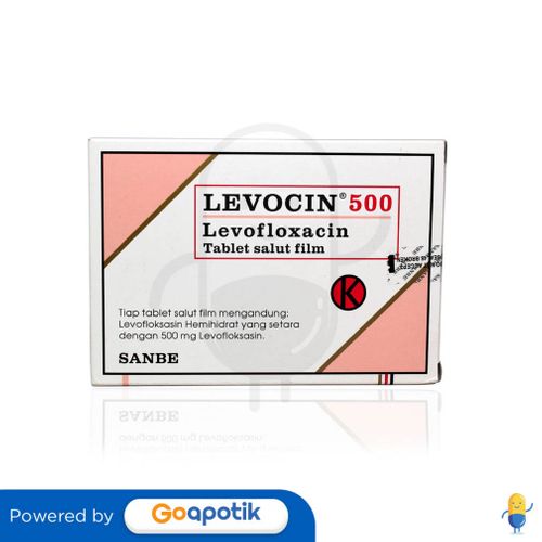 LEVOCIN 500 MG BOX 18 TABLET