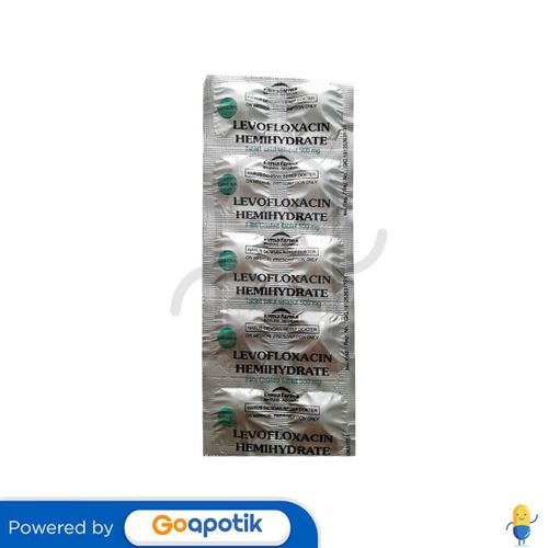 LEVOFLOXACIN KIMIA FARMA 500 MG STRIP 10 TABLET