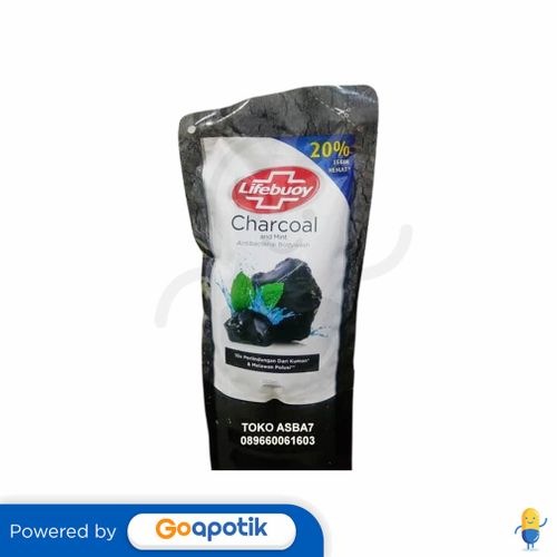 LIFEBUOY BODY WASH CHARCOAL MINT 250 ML POUCH