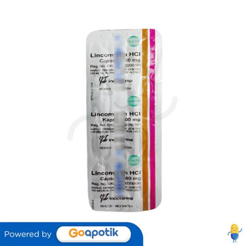 LINCOMYCIN INDOFARMA 500 MG KAPSUL