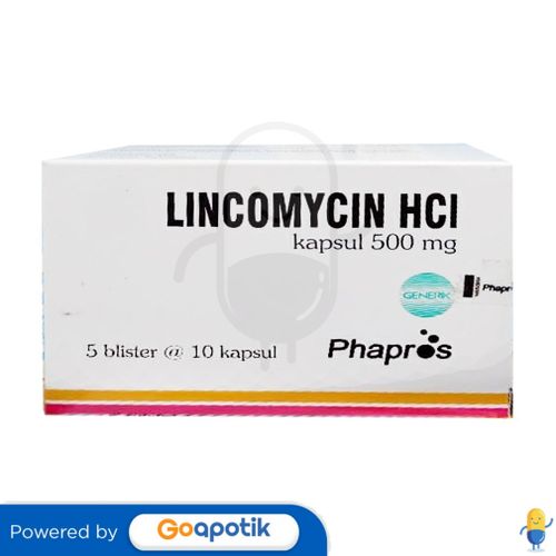 LINCOMYCIN HCL PHAPROS 500 MG BOX 50 KAPSUL