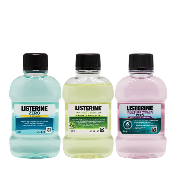Daftar Penjual Untuk Produk LISTERINE MINI PACK 80ML EDISI RASA LEBIH
