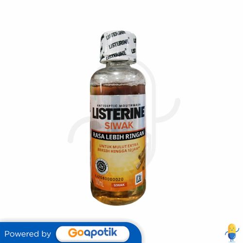 LISTERINE SIWAK 100 ML BOTOL