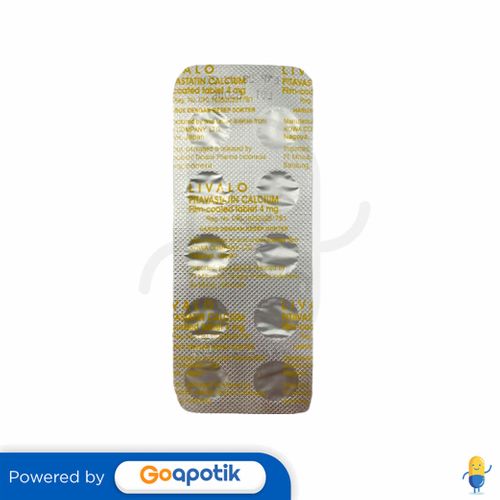 LIVALO 4 MG STRIP 10 TABLET