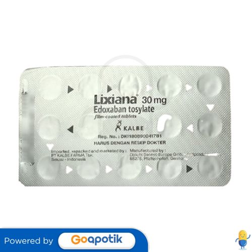 LIXIANA 30 MG STRIP 14 TABLET