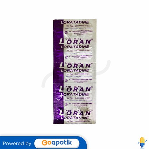 LORAN 10 MG STRIP 10 TABLET