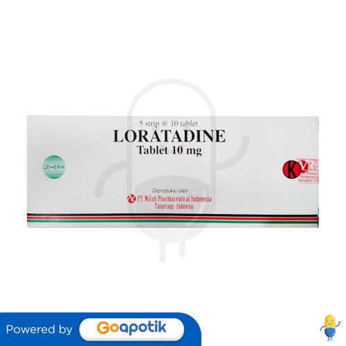 LORATADINE NULAB 10 MG BOX 50 TABLET