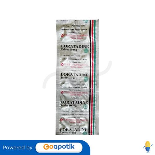 LORATADINE NULAB 10 MG STRIP 10 TABLET