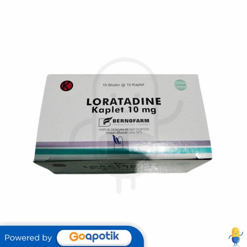 LORATADINE BERNOFARM 10 MG BOX 100 KAPLET