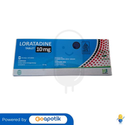 LORATADINE HEXPHARM 10 MG BOX 100 TABLET