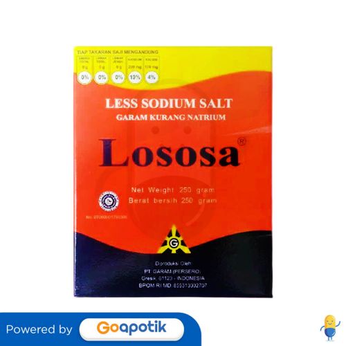 LOSOSA GARAM RENDAH NATRIUM PACK 250 GRAM