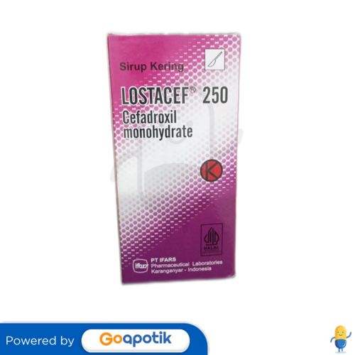 LOSTACEF FORTE 60 SIRUP KERING