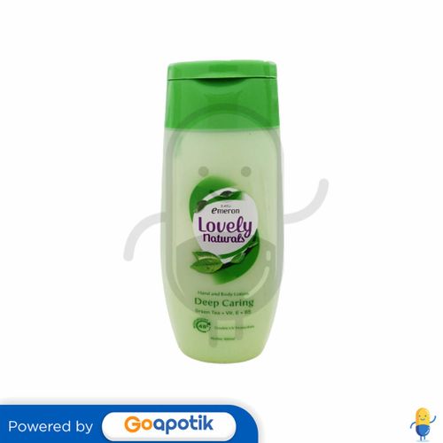 EMERON LOVELY NATURALS HAND BODY LOTION DEEP CARING 100 ML BOTOL