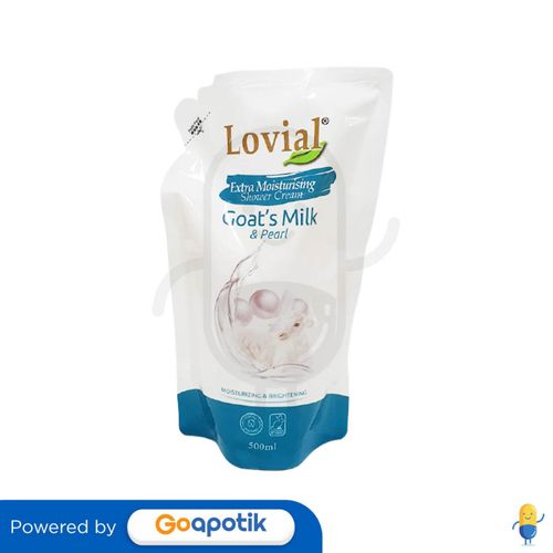 LOVIAL GOAT'S MILK & PEARL SHOWER CREAM 500 ML POUCH