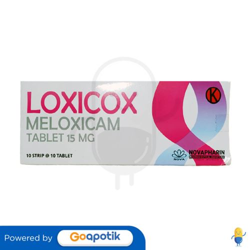 LOXICOX 15 MG BOX 100 TABLET