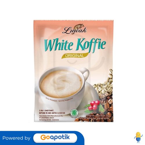 LUWAK WHITE KOFFIE ORIGINAL 20 GRAM SACHET